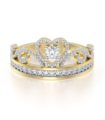 Anillo Corona Oro Amada