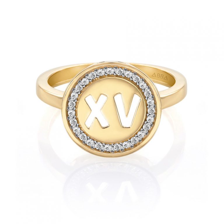 Anillo 15 Años Oro Círculo