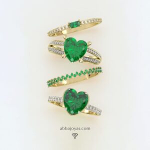 Anillo de Promesa verde