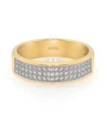 Argolla de Matrimonio Oro Ensueño Micro Pavé