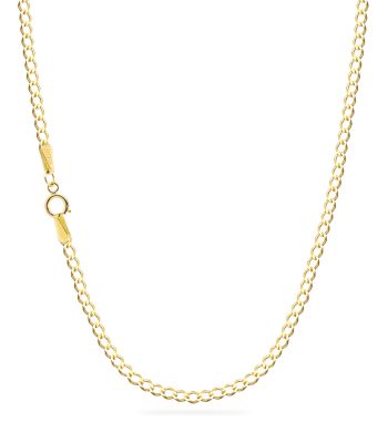 Cadena Barbada Oro 10k 2.5 mm