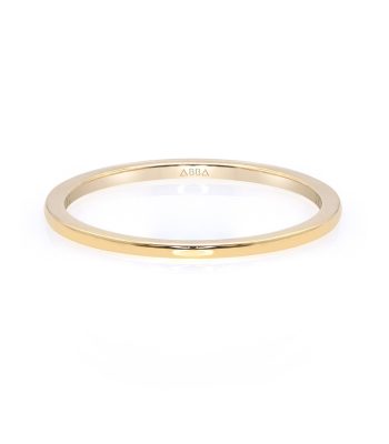 Churumbela Oro Amarillo Ultra Delgada Lisa 1 mm