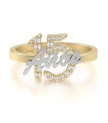 Anillo 15 Años Oro Shine