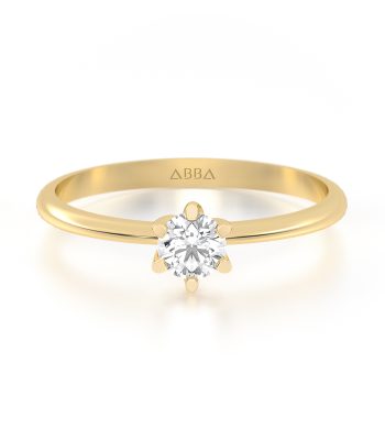Anillo de Promesa Oro Holy