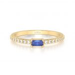 Anillo de Signo Zodiacal Acuario Oro