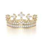 Anillo Corona Oro Bella