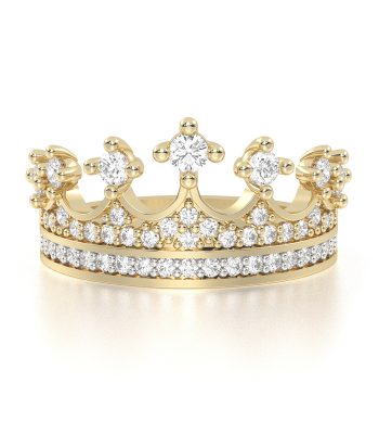 Anillo Corona Oro Bella