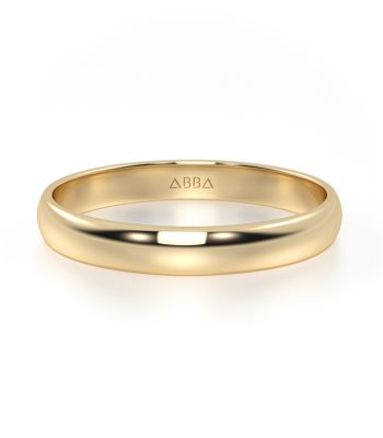 Argolla de Matrimonio Oro Confort Sólida