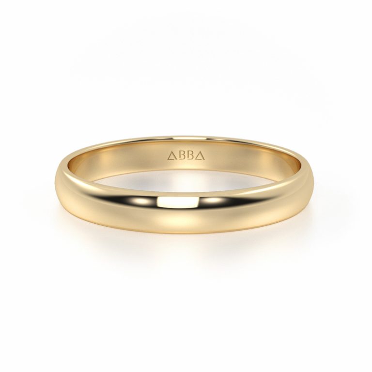 Argolla de Matrimonio Oro Confort Sólida