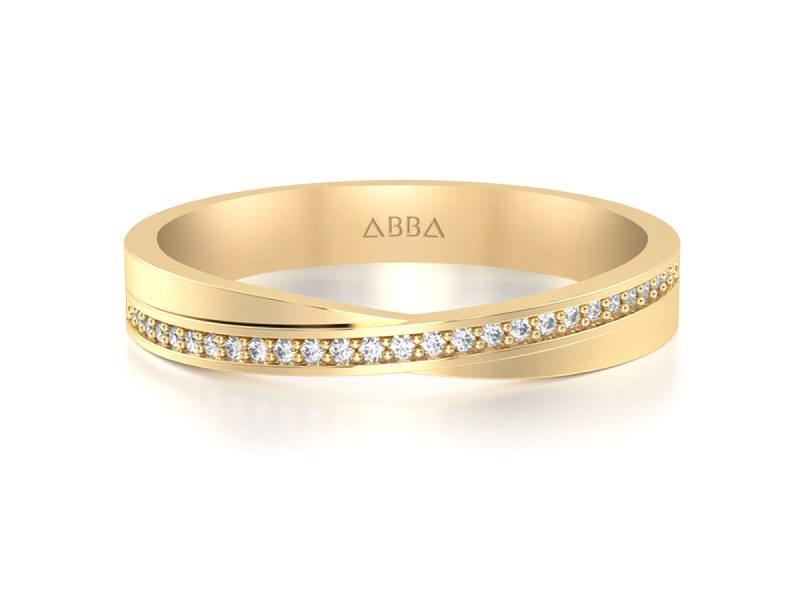 Argolla de Matrimonio Oro Moño Dama