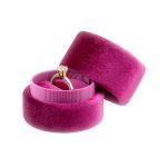 Estuche Para Anillo Terciopelo Morado