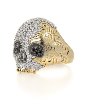 Anillo de Calavera Oro Caballero