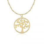Collar Dije Árbol de la Vida Oro 10k