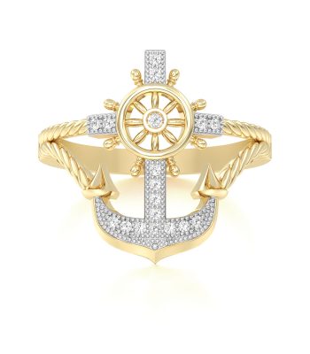 Anillo de Ancla Oro