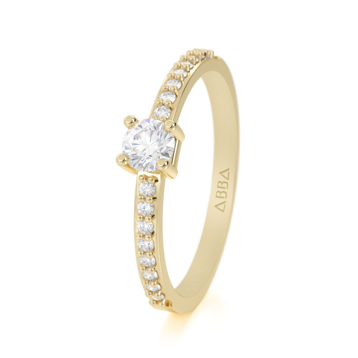 Anillo de Compromiso Oro Vivian 03 Anillo de Compromiso Oro Vivián - Imagen 3