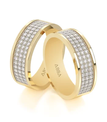 Set Argollas de Matrimonio Oro Unisex Ensueño