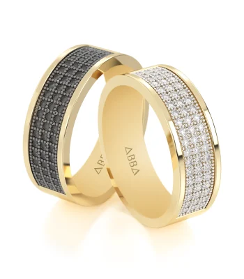 Set Argollas de Matrimonio Oro Unisex Ensueño