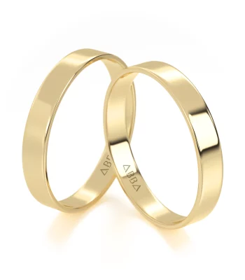 Set Argollas de Matrimonio Oro Unisex
