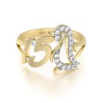 Anillo de 15 Años Oro Pingüino