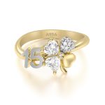 Anillo de 15 Años Oro Trébol