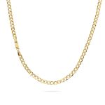 Cadena de Oro Italiano Barbada 10k 4mm