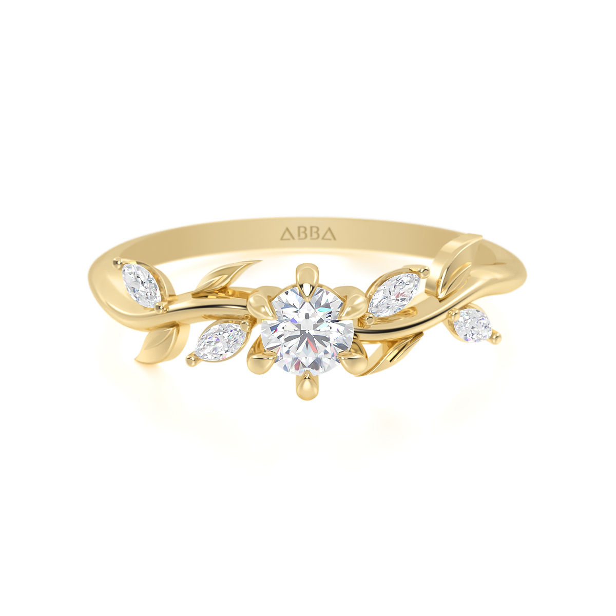 Anillo de Compromiso Oro Fioré 01 Anillo de Compromiso Oro Fioré - Imagen 1