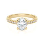 Anillo de Compromiso Oro Olivia